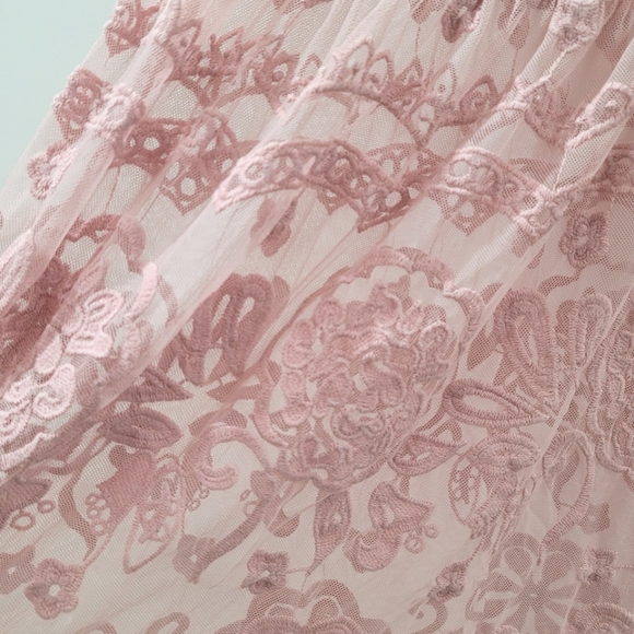 Forever 21 Pink Lace Baby Doll Dress - Picture 4 of 7